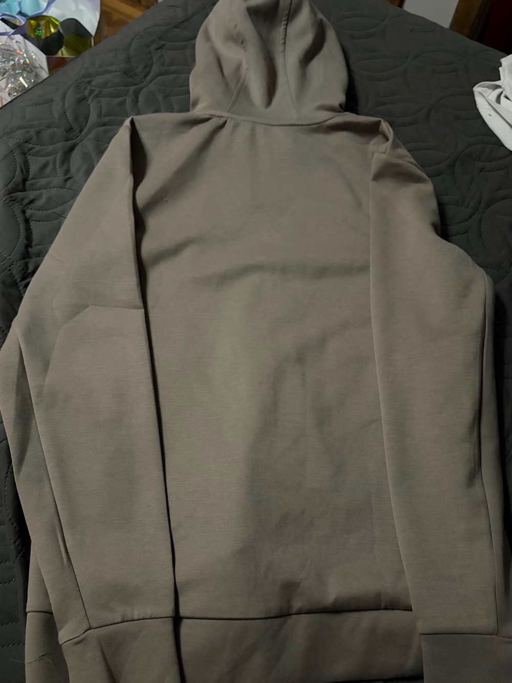 Men's Lightweight Hooded Shirt Jacket - Taupe